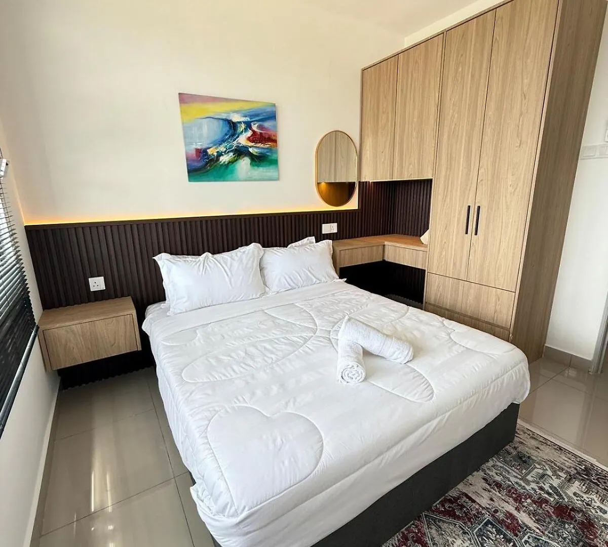Daire The Cozy Nest 5 Min Mid Valley 10 Min Ciq 10 Pax Johor Bahru Malezya